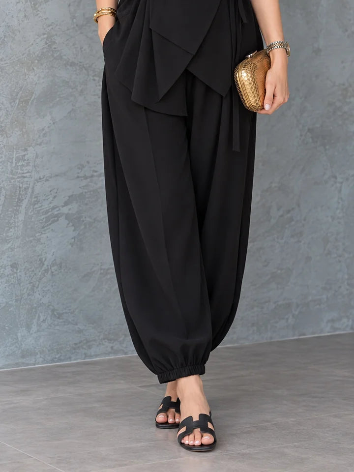 Noir Pleat Set