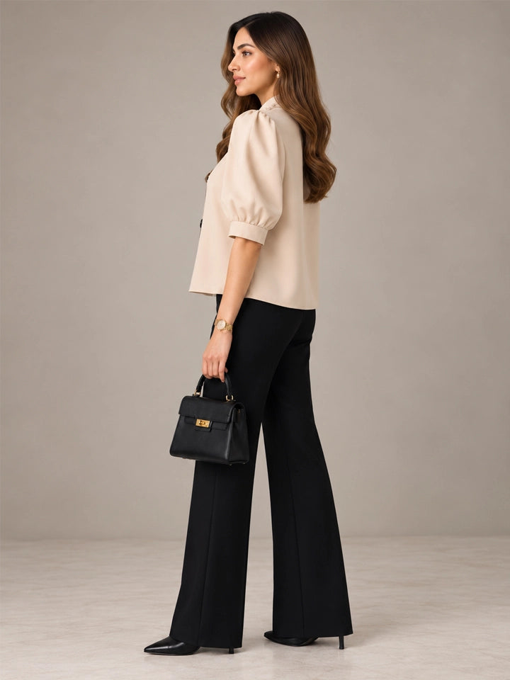 Pearl Bow Blouse